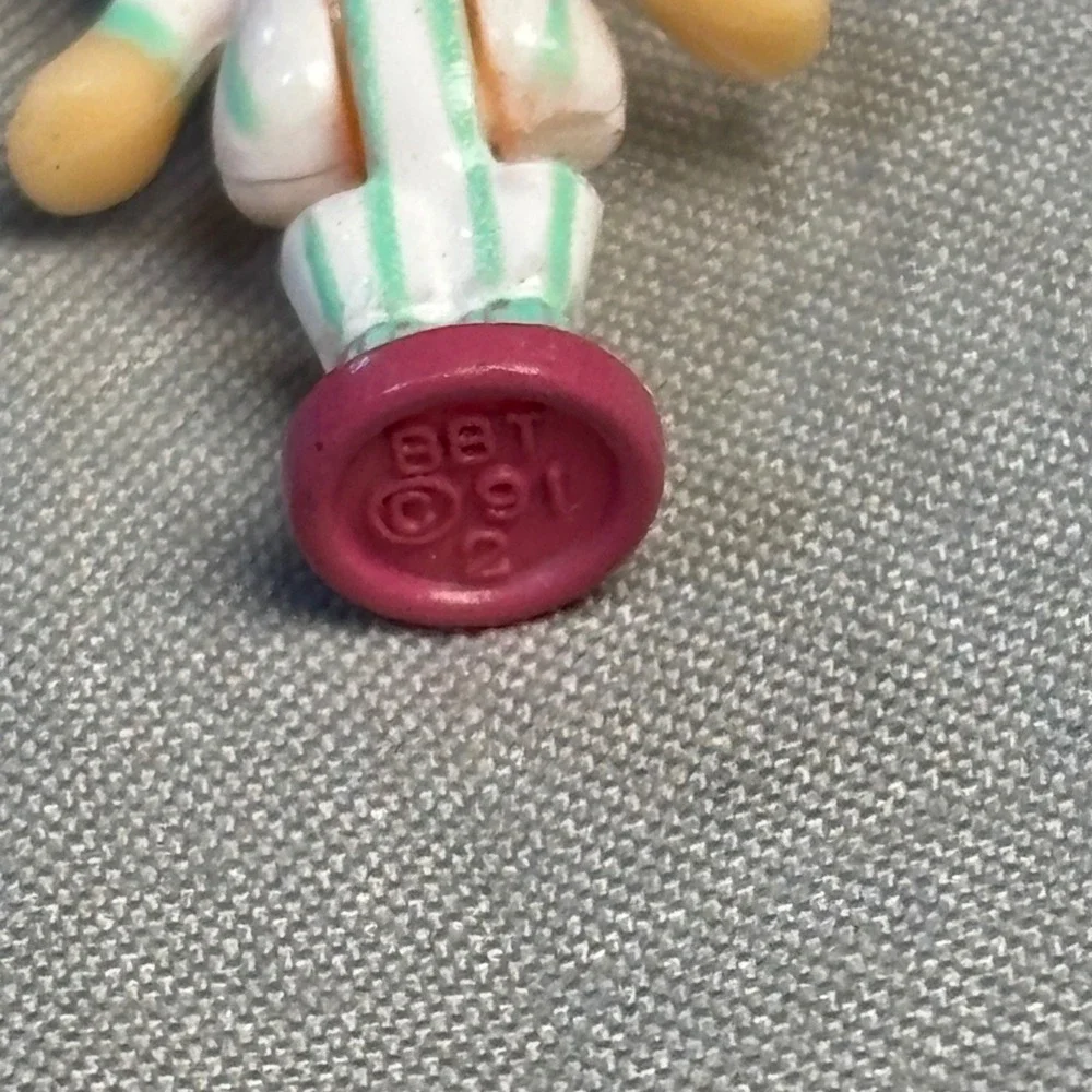 Vintage 1991 Polly pocket midge figure midges bedtime ring